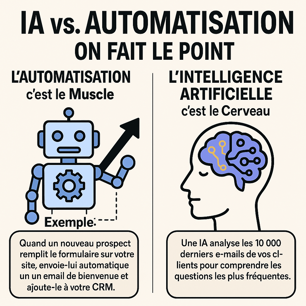 Illustration de la mise en place d'une automatisation dans une entreprise