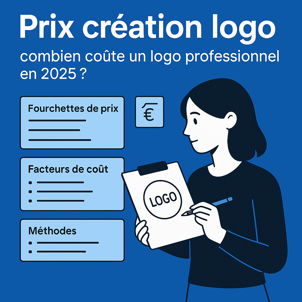 prix création logo : illustration du coût d’un logo professionnel en 2025