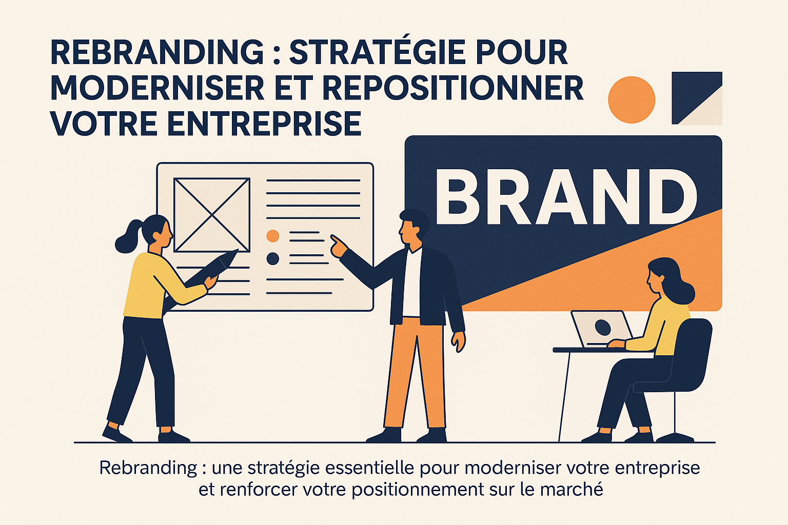 Rebranding d’entreprise : stratégie complète pour moderniser et repositionner une marque